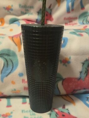 Starbucks Black Textured Studded Tumbler with Straw